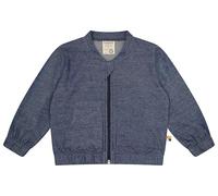 Loud + Proud Unisex Children's Denim Look, Organic Cotton, GOTS Certified Jacket, Ultramarine, 62-68