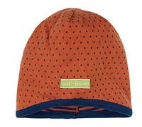 loud + proud Unisex Children's Double-Face, GOTS Certified Hat, Cinnamon, 98/104