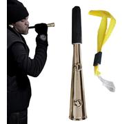 Loud Train Air Horn - Portable Whistle 20x4cm, Copper Construction, Powerful with User-friendly Design | Multipurpose Signal Device for Trucks, Cars, Patrols, equ