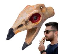 Loud Whistle | 1 x Skistle Shistle | 8.4 x 3.4 x 5 cm Horror Ornament Corbeau Skull | Scary Stuffing Toy, Haunted Noise Maker, Scary Halloween Accessory, Horrors