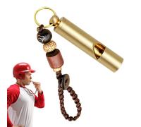 Loud Whistles For Adults - Vintage Brass Coaching Whistle,Auspicious Car Keychains Pendant, Portable Training Supplies For Sports