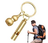 Loud Whistles For Adults | Vintage Brass Coaching Whistle,Auspicious Car Keychains Pendant, Portable Training Supplies For Sports