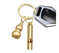 Loud Whistles For Adults - Vintage Brass Coaching Whistle,Multifunctional Sports Training Supplies, Auspicious Car Keychains Pendant For Man And Women