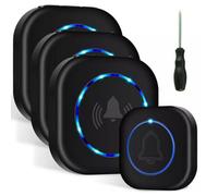 Loud Wireless Doorbell Plug In Cordless Doorbells Waterproof Door Bell Chime Kit