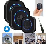 Loud Wireless Doorbell Plug In Cordless Doorbells Waterproof Door Bell Chime Kit