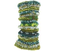LOUDelephant Chunky Wool Knit Abstract Pattern Leg Warmers - Green