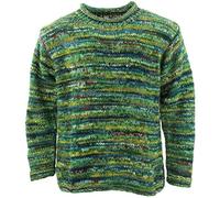 LOUDelephant Chunky Wool Knit Jumper - SD Green Mix (4X-Large)