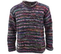 LOUDelephant Chunky Wool Knit Jumper Space Dye - SD Purple Mix (Medium)