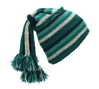 LOUDelephant Hand Knitted Beanie Fountain Tassel Hat Winter Warm One Size Unisex Adult Men Women