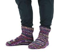LOUDelephant Hand Knitted Wool Slipper Socks Unisex Women UK Size 4-8
