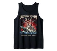 Louder Than The Ocean Heavy Metal Cruise Design Tank Top