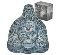 Loudest Screaming Aztec Death Whistles - Blood Curtling Human Cry at 125 Decibels, Collectible Aztec Skull Art & Decor, Bone Gray, For Halloween & Outdoors by CMPSG