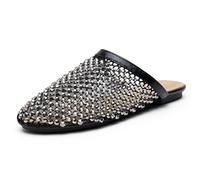 LoudLook Women Jelly Slider Lightweight Open Toe Casual Womens Walking Holiday Summer Sandals Sizes Black 6