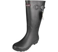 LoudLook Women Mid Calf Boots Snow Rain Wellies Comfy Casual Waterproof Rubber Winter Shoes Sizes Black 5