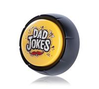 Loudmore Gifts for Dad and Fathers-Talking Button with Funny Jokes Gifts from Daughter and Son White Elephant Gifts Gag Novelty Buttons Men Birthday Gift