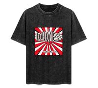 Loudness Men's T-Shirt Graphic Shirts Unisex Black Tee 3XL