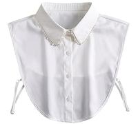LoudSung Detachable Half Shirt Blouse Fake Collar for Women Girls