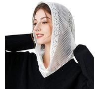 LoudSung Detachable Hooded Fake Collar Half Shirt Blouse Hollow Out Hoodie Dickey Collar for Women White