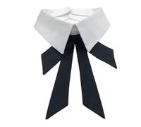 LoudSung Detachable Neckwear Simple Fake Collar Retro False Collar Colorful Embroidery Design for Women Girls