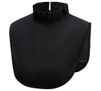 LoudSung Fake Collar Detachable Dickey Collar Half Shirts Stand Collar Blouse False Collar Top Elegant for Women Girls(Black)