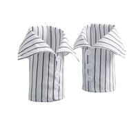 LoudSung False Sleeves Wrist Cuffs Ruffle Floral Layered Detachable Fake Sleeves Lace Cuff Elegant for Women Girls A-White