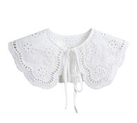 LoudSung Shawl False Collar Detachable Blouse Half Shirts Fake Collar Multi Style Elegant for Women Girls