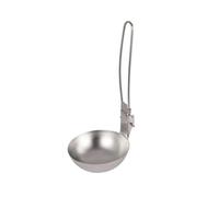 Loue Folding Soup - Stainless Steel Serving Spoon with Ergonomic Grip | Compact Cooking Tool for Stirring and Serving Soups, Broth, Stew, Kitchen Utensil for