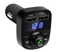 Loufy 1 Piece X8 Car Bluetooth FM Transmitter MP3 Player Multifunctional Car Charger Car Accessories