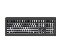 Loufy 1Set Pudding Keyboard Hat Box Mechanical Keyboard Double Skin Milk Transparent Keycap Pbt Customized Cream Jelly Game Keyboard Cap (Black)