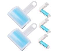 Loufy 5 x Reusable Lint Rollers with Cover for Clothes, Pet Hair, Car Seats