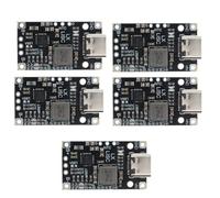 Loufy 5PCS Type-C 2S BMS Lithium Battery Charging Boost Module 8.4V 12.6V with Balanced Support Fast Charge with Indicator Spare Parts Accessories