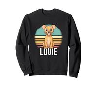 LOUIE - Cute Boy Name with cute Lion Sweatshirt