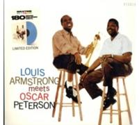 LOUIS ARMSTRONG: MEETS OSCAR PETERSON (LIMITED BLUE VINYL - LP vinyl BRAND NEW