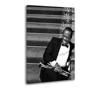 Louis Armstrong Relaxing On The Set Of High Society Poster Decorative Painting Canvas Wall Posters And Art Picture Print Modern Family Bedroom Decor Posters 12x18inch(30x45cm)
