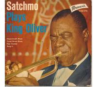 Louis Armstrong - (VINYL 7") Satchmo Plays King Oliver