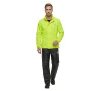 Louis Basic Rain suit 2-Piece unisex Anthracite/Neon yellow, 4XL