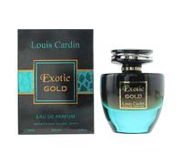 Louis Cardin Exotic Gold Eau De Parfum 100Ml Spray In Blue Blue 100ml