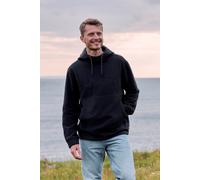 'Louis' Coastal Casual Polyester Fleece Hoodie Animal Black XS