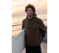 'Louis' Coastal Casual Polyester Fleece Hoodie Animal Khaki XL
