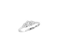 Louis Creations RD222-C043-8 0.5 CTTW Diamond Engagement Ring, 14K Gold - Size 8