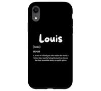 Louis Definition Personalized Name Custom Costume For Louis Case for iPhone XR