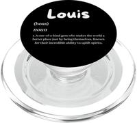 Louis Definition Personalized Name Custom Costume For Louis PopSockets PopGrip for MagSafe