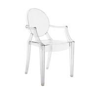 Louis Ghost armchair crystal clear set of 4 Kartell