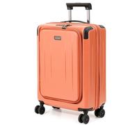 LOUIS KAISER Carry On Luggage, 20Inch & 29 Inch Top Opening Airline Approved ABS+PC Hard Shell Suitcases with Silent Wheels, TSA Lock,Front Pocket and Wet-dry Separated Six-piece Set, AD Orange, 20
