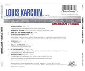 LOUIS KARCHIN: AMERICAN VISIONS NEW CD
