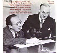 Louis Kaufman - Louis Kaufman, Violin plays Walter Piston & Aaron Copland