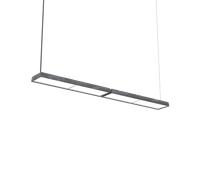 Louis Poulsen LP Slim Pendant Double 3000K & Dali Dark Raw Aluminum