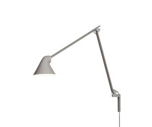 Louis Poulsen NJP Wall Lamp Long Arm 3000K Light Aluminum/ Gray