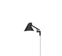 Louis Poulsen NJP Wall Lamp Short Arm 3000K Black