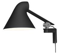 Louis Poulsen - NJP Wall Lamp Short Arm, Black - Black